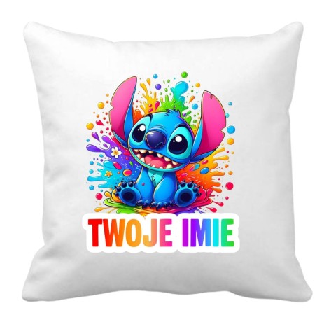 Przejdź do produktu Zestaw poduszka i kubek STITCH z imieniem 