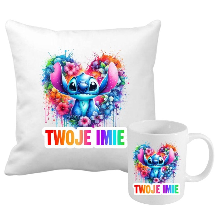 Zestaw poduszka i kubek STITCH z imieniem (wzór 3).jpg