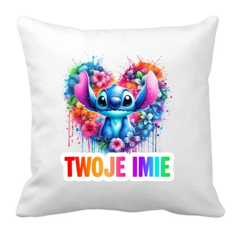 Przejdź do produktu Zestaw poduszka i kubek STITCH z imieniem 