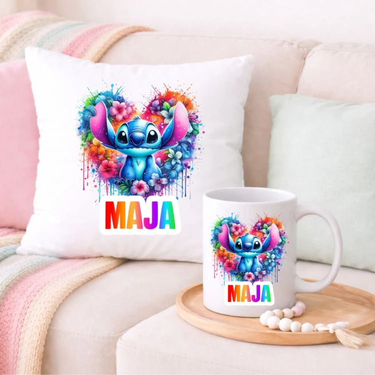 Zestaw poduszka i kubek STITCH personalizowany z imieniem (wzór 3).jpg