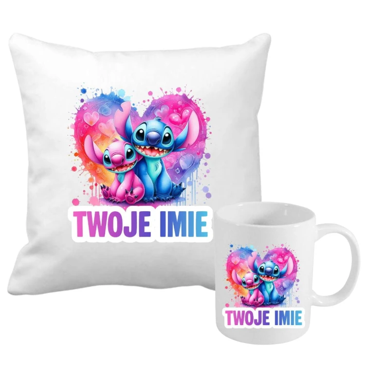 Zestaw poduszka i kubek STITCH z imieniem (wzór 4).jpg