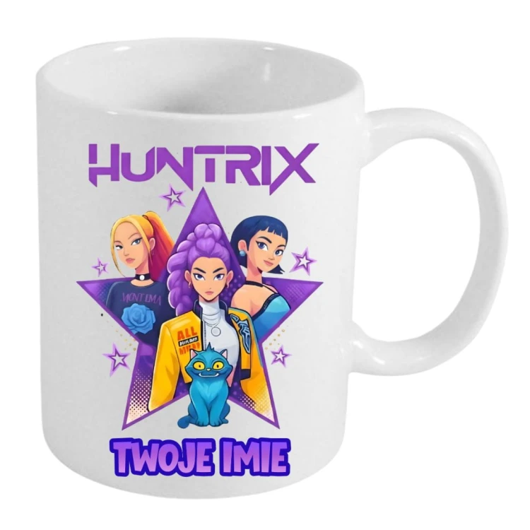 kubek HUNTRIX K-Pop z imieniem dla dziecka prezent (wzór 2).jpg