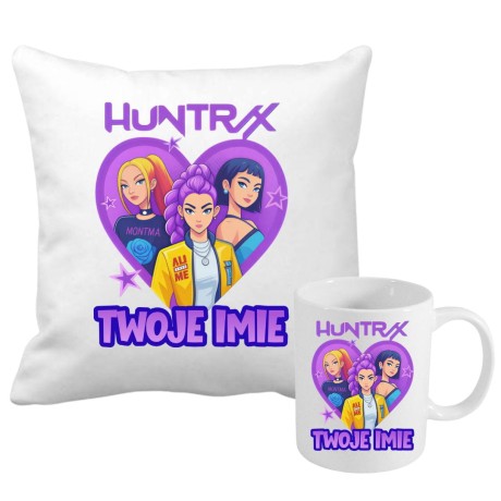 Przejdź do produktu Zestaw poduszka i kubek HUNTRIX K-Pop z imieniem