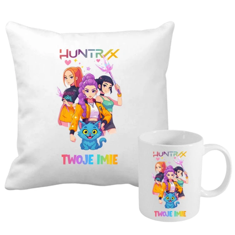 Zestaw poduszka i kubek HUNTRIX K-Pop z imieniem (wzór 4).jpg