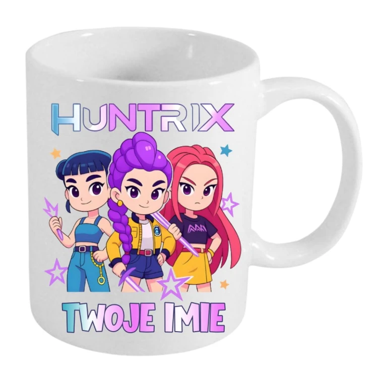 Kubek HUNTRIX K-Pop z imieniem dla dziecka (wzór 5).jpg