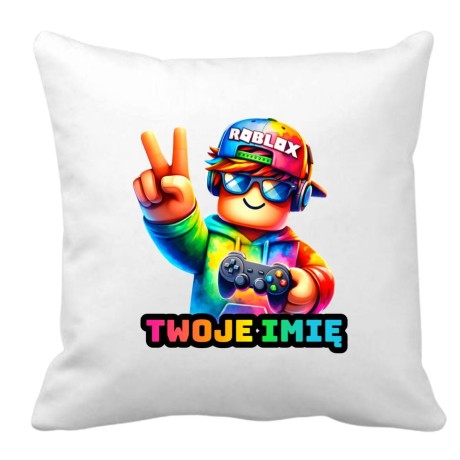 Przejdź do produktu Zestaw poduszka i kubek ROBLOX z imieniem