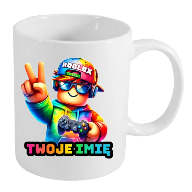 Kubek ROBLOX z imieniem dla dziecka prezent (wzór 2).jpg