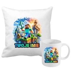 Zestaw poduszka i kubek MINECRAFT z imieniem (wzór 1).jpg
