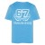T-Shirt niebieski z nadrukiem SIX SEVEN 67.jpg