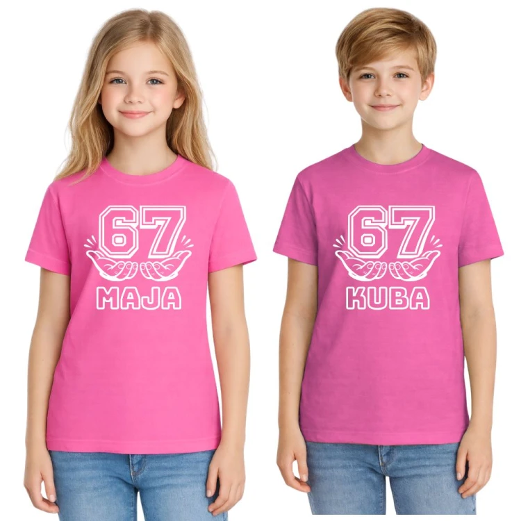 Koszulka personalizowana z imieniem różowa.jpg