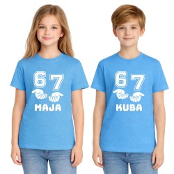 Koszulka personalizowana z imieniem niebieska (wzór 2).jpg