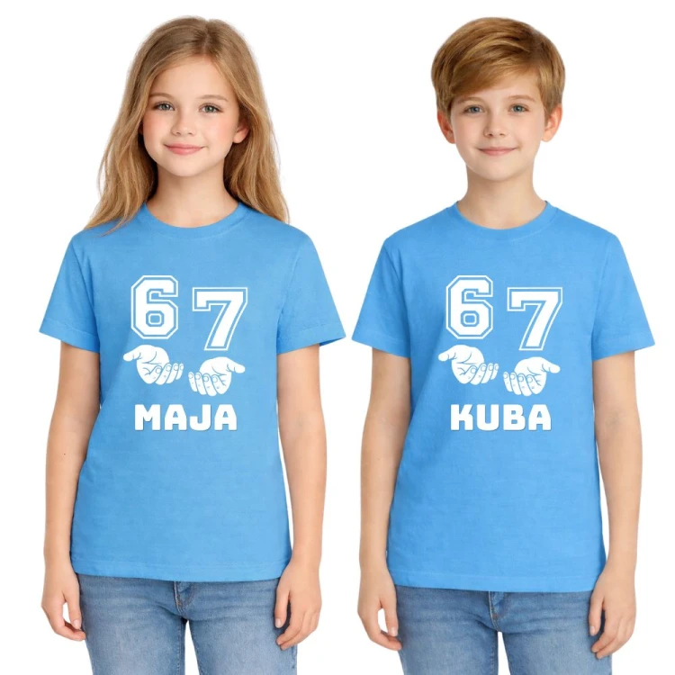 Koszulka personalizowana z imieniem niebieska (wzór 2).jpg