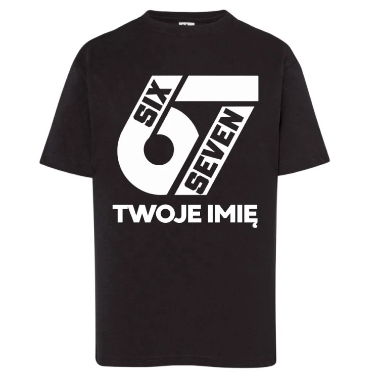 T-Shirt czarny z nadrukiem SIX SEVEN 67 (wzór 3).jpg