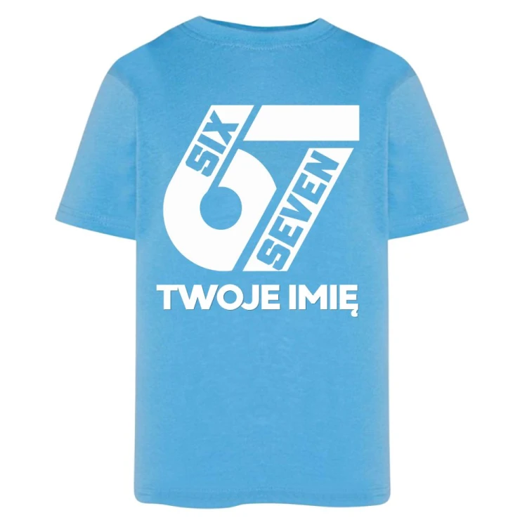 T-Shirt niebieski z nadrukiem SIX SEVEN 67 (wzór 3).jpg