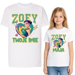 Koszulka dziecięca z nadrukiem HUNTRIX ZOEY z imieniem.jpg