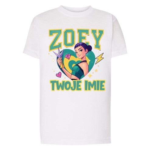 T-Shirt z nadrukiem HUNTRIX ZOEY.jpg