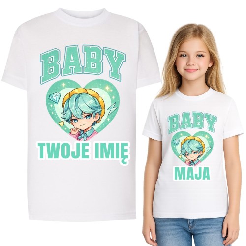 Koszulka dziecięca z nadrukiem SAJA BOYS BABY z imieniem.jpg