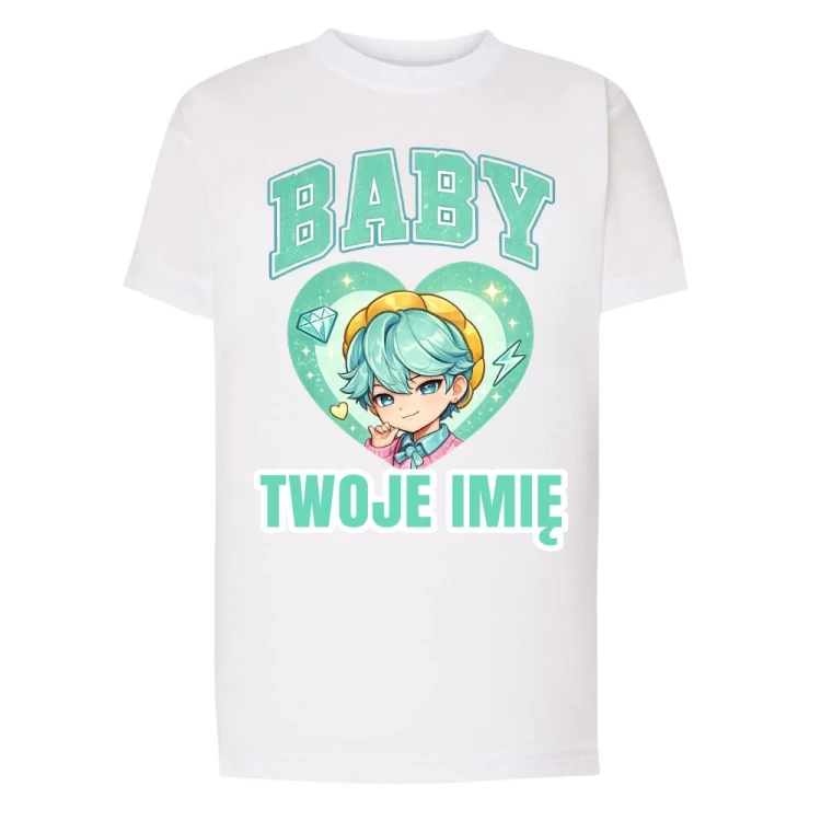T-Shirt z nadrukiem SAJA BOYS BABY.jpg