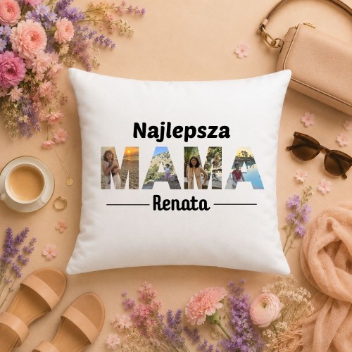 Prezent na dzień mamy - Poduszka personalizowana ze zdjęciami i imieniem.jpg