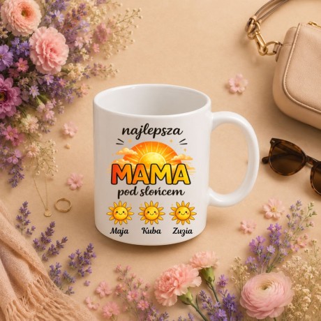 Przejdź do produktu Kubek Najlepsza MAMA pod słońcem z imionami dzieci