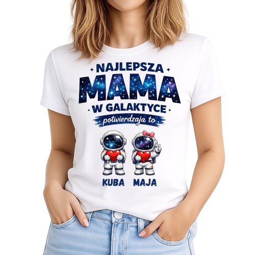 Koszulka Najlepsza mama w galaktyce z imionami dzieci.jpg
