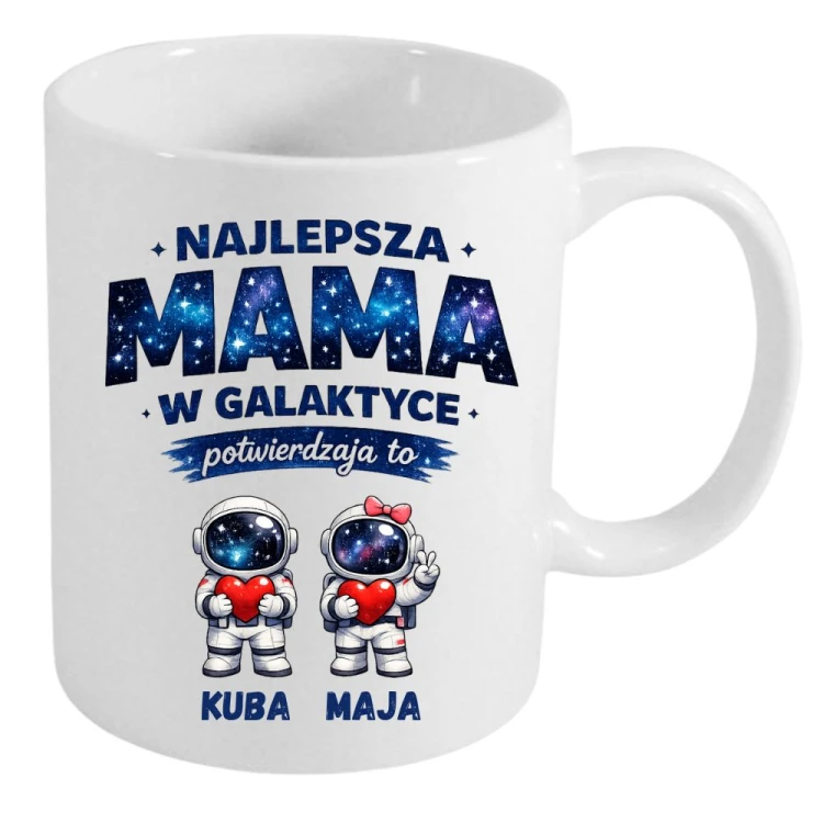 Kubek Najlepsza MAMA w galaktyce z imionami dzieci.jpg