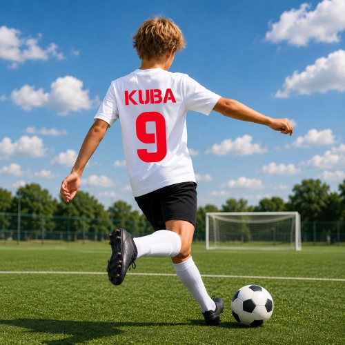 Prezent dla dziecka - T-Shirt sportowy piłkarski Reprezentacja Polski.jpg