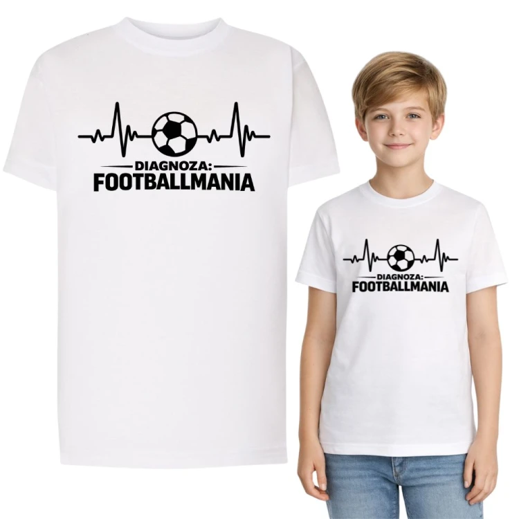Koszulka dziecięca dla Fana Piłki Nożnej Diagnoza Footballmania.jpg