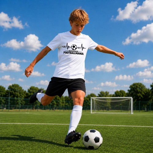 Prezent dla dziecka - T-Shirt dla Fana Piłki Nożnej Diagnoza Footballmania.jpg