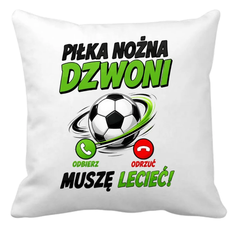 Poduszka dla piłkarza PIŁKA NOŻNA DZWONI.jpg