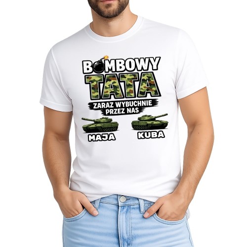 Koszulka Bombowy TATA z imionami dzieci.jpg