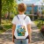 Worek szkolny dla dziecka personalizowany z imieniem na buty - MINECRAFT