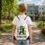 Worek szkolny dla dziecka personalizowany z imieniem i klasą na buty - MINECRAFT CREEPER