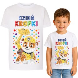 Koszulka dziecięca na dzień kropki z nadrukiem RUBBLE PSI PATROL