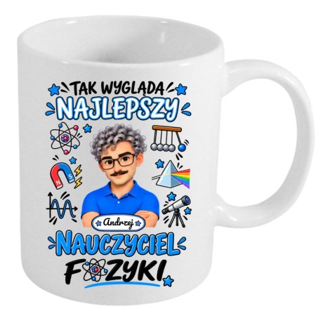 Przejdź do produktu Kubek dla nauczyciela z imieniem i awatarem personalizowany prezent