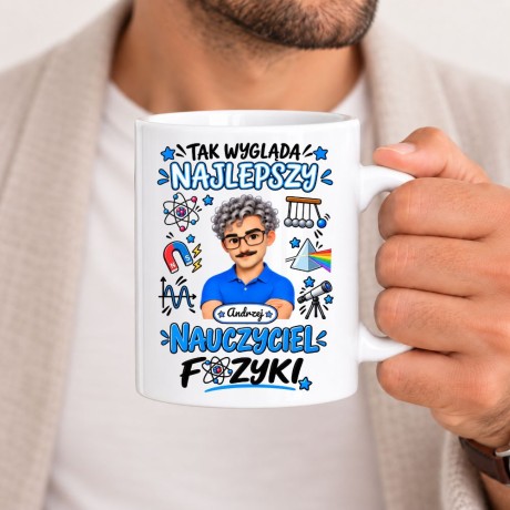 Przejdź do produktu Kubek dla nauczyciela z imieniem i awatarem personalizowany prezent
