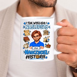 Kubek dla nauczyciela z awatarem i przedmiotem - HISTORIA