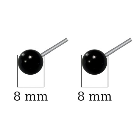 Przejdź do produktu Oczy czarne do filcowania 8mm 10 szt