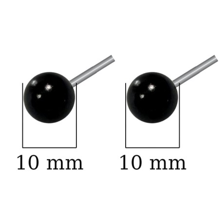 Przejdź do produktu Oczy czarne do filcowania 10mm 10 szt