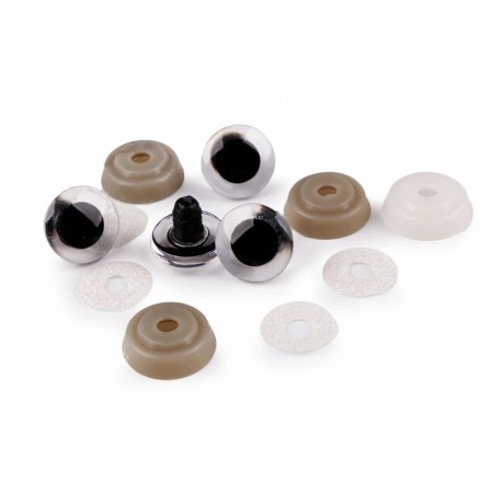Przejdź do produktu Oczy brokatowe do maskotek 20mm - BIAŁE