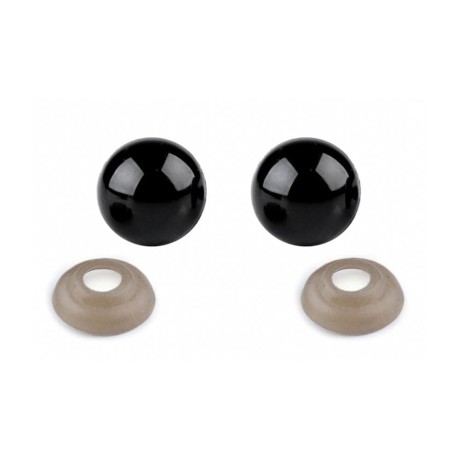 Przejdź do produktu Oczy do maskotek czarne 14mm 10 szt